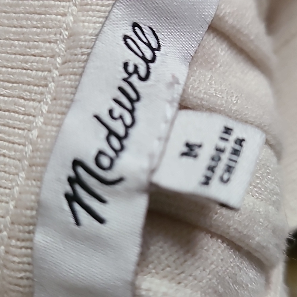 ☆ SOLD ☆ Madewell Polo Cardigan Size Medium - Picture 8 of 9